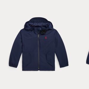 Polo by Ralph Lauren Navy Jacket with red logo kids size 7